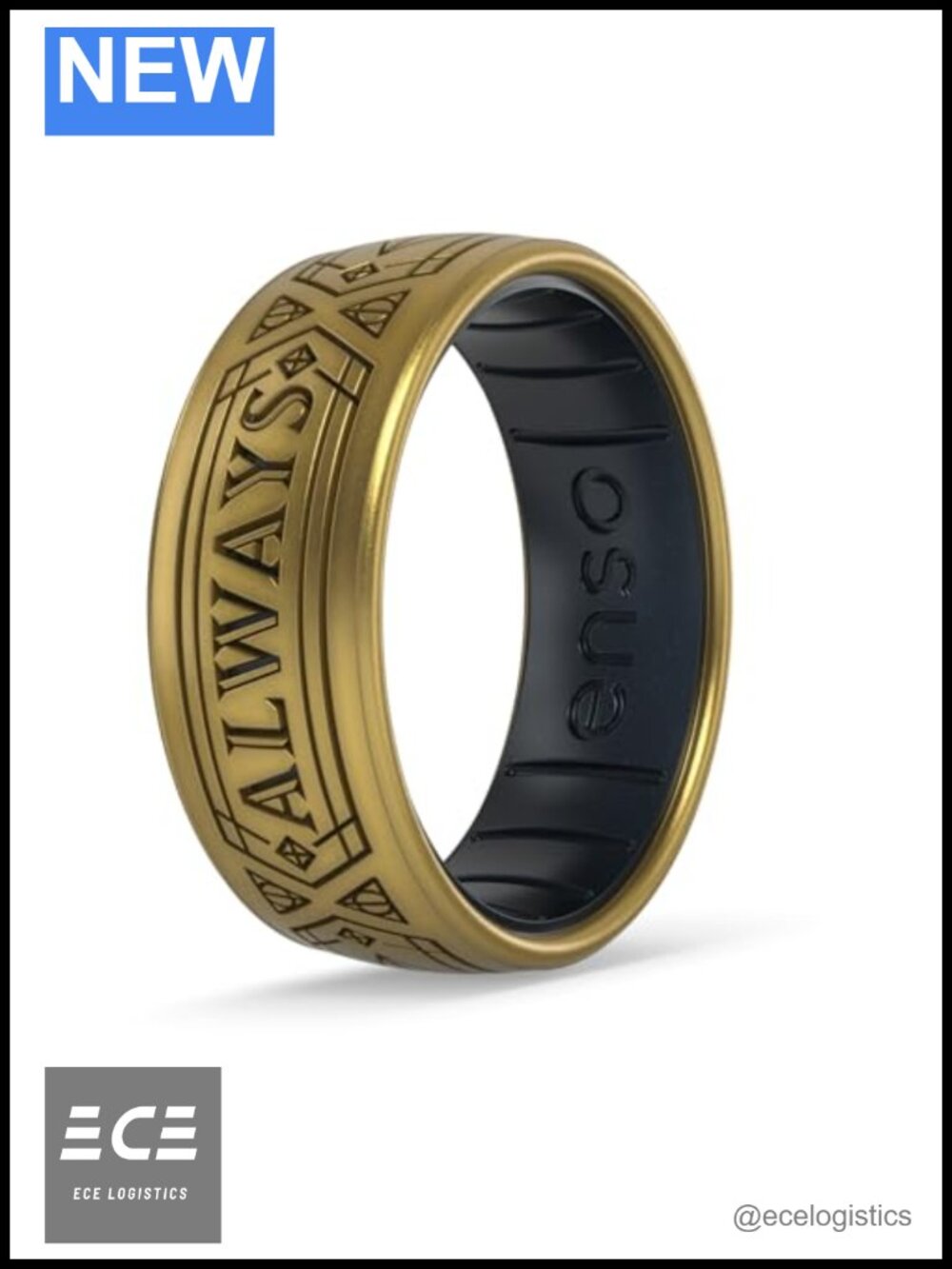 Harry Potter Silicone Ring Comfortable Flexible Dualtone Design